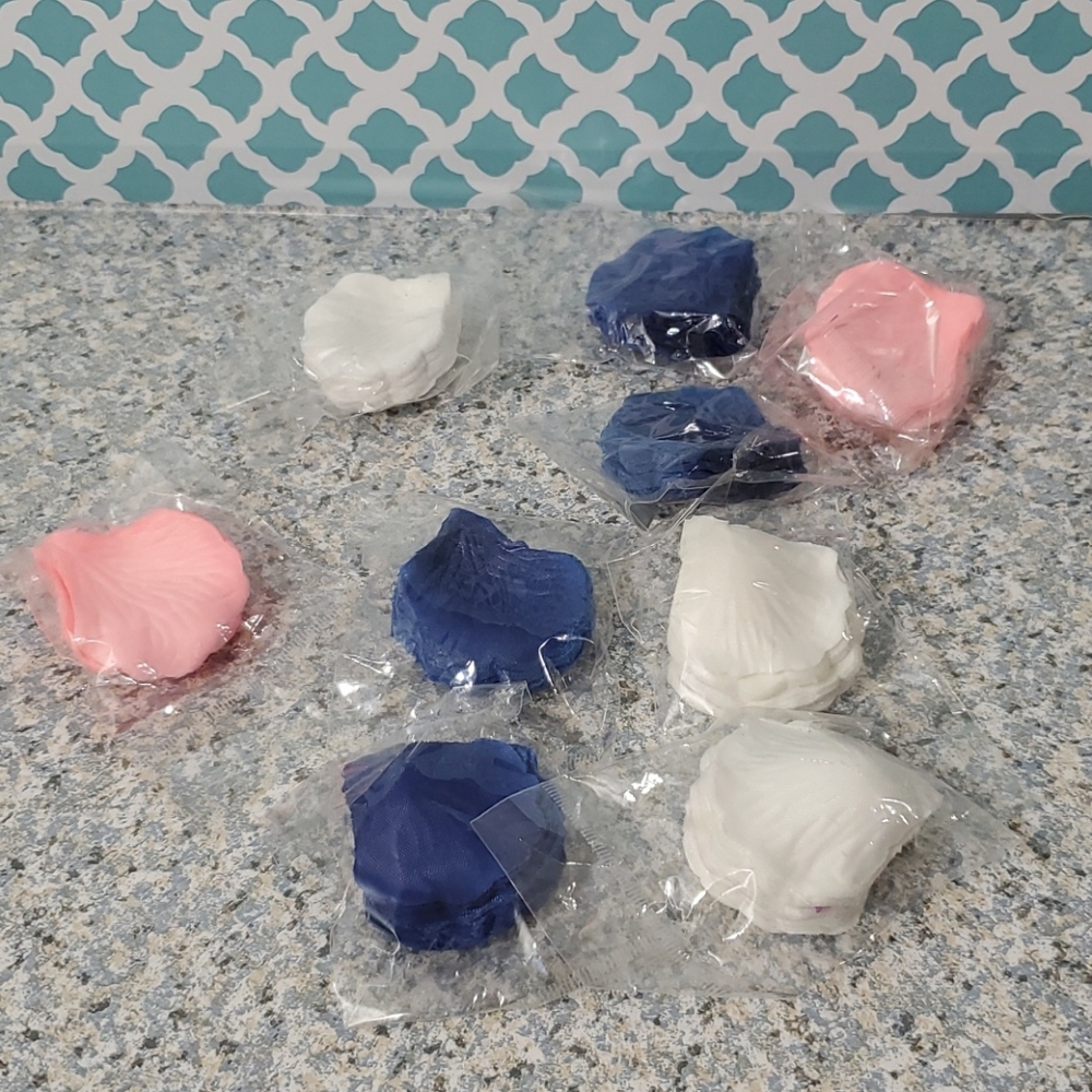 Flower petals for flower girl